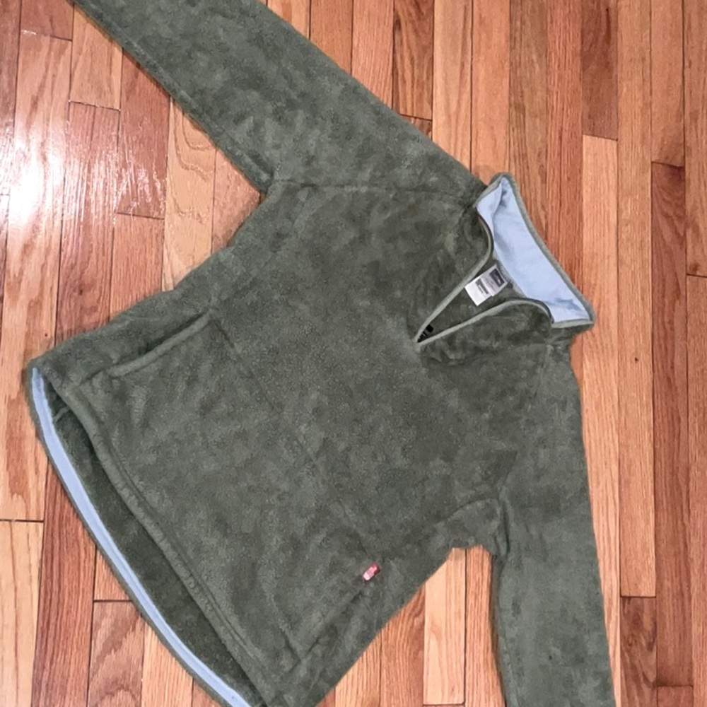 North Face warm zip up /collared sweater